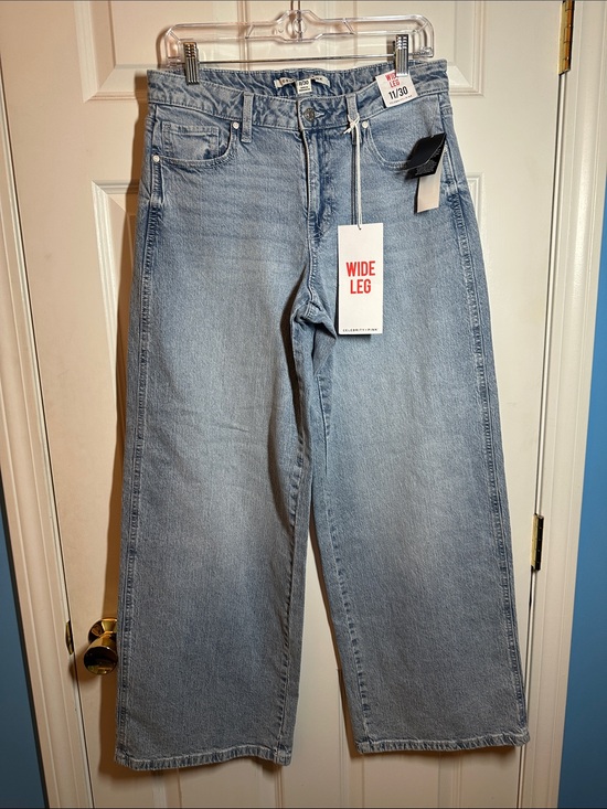 Celebrity Pink Denim - NWTS Celebrity Pink Light Blue Denim Jeans - High Waist Wide Leg Sz 11/30 🩵👖🩵